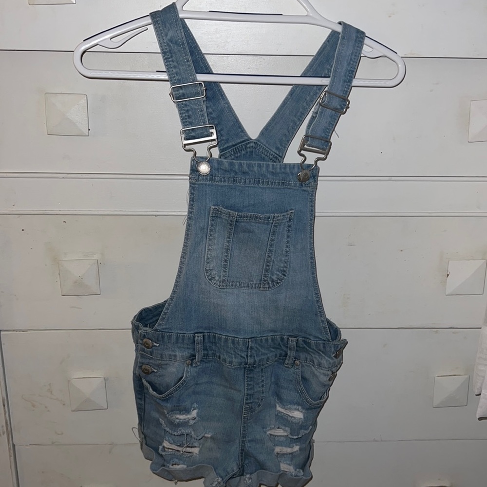 Blue Spice denim overalls
